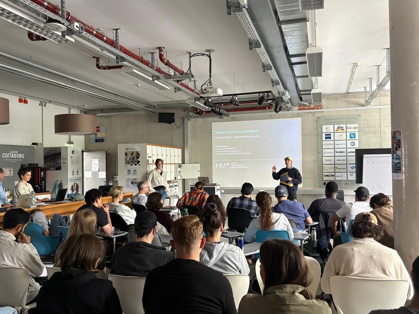 Participants working during The Craft of the Future workshop